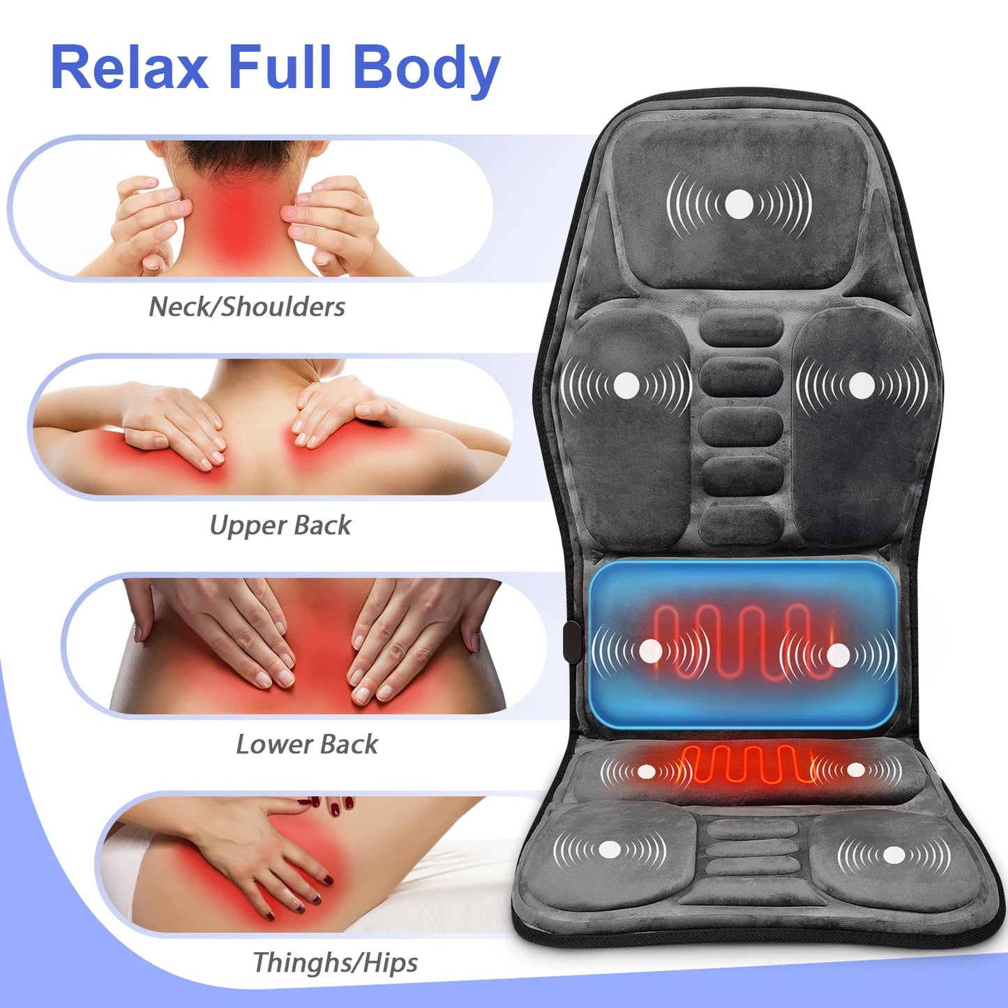 Aiveisi Electric Neck Massage Pillow For Comprehensive UltraRelaxation And Wellness