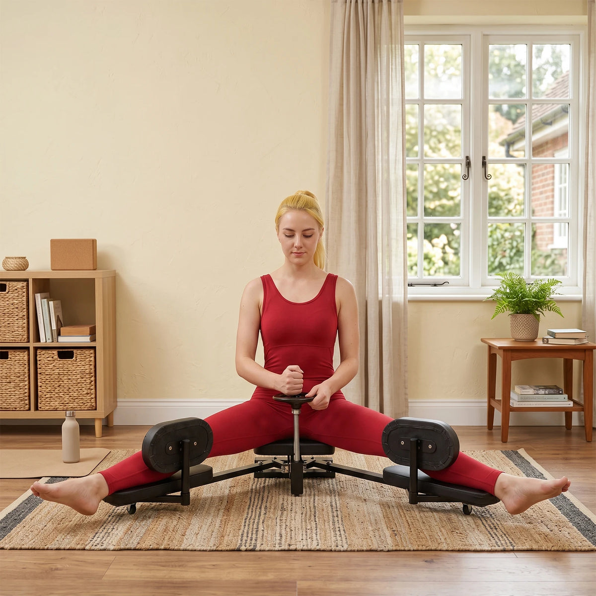 Heavy Duty Leg Stretcher Machine For Flexibility And Split Training