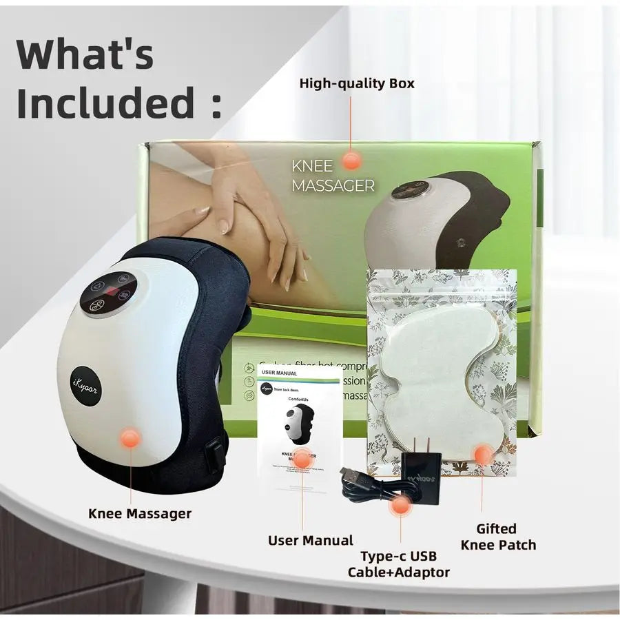 Knee Massager Cordless Smart With Heat Airbags And Vibration
