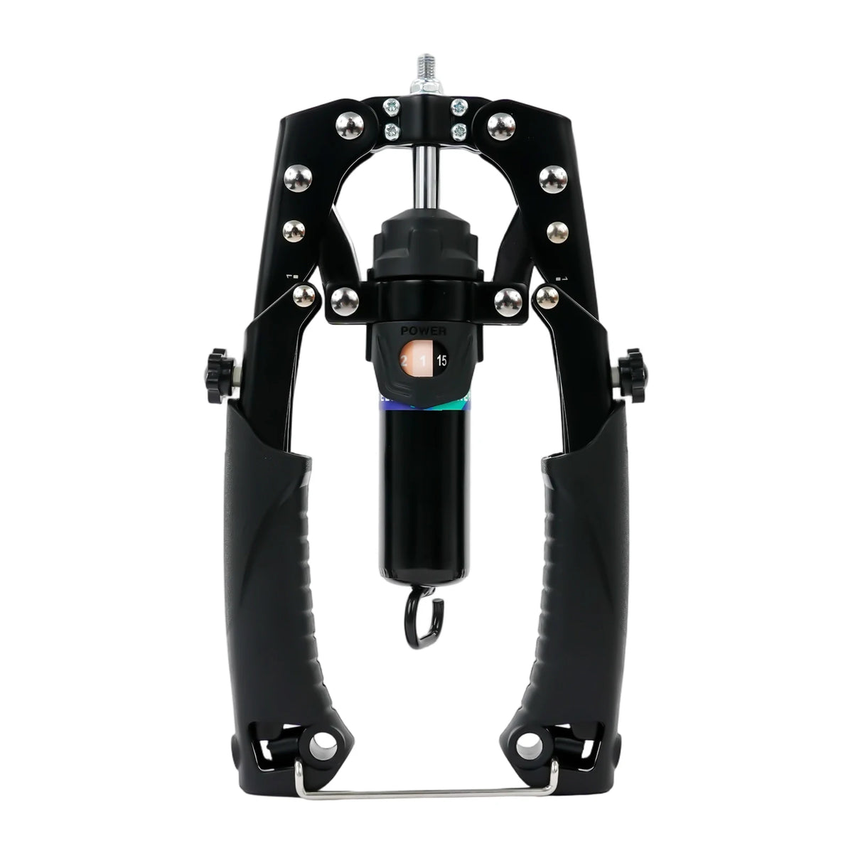 Hydraulic Power Twister Spin Button Manual Spin Button Resistance Trainer Forearm Workout Equipment with Adjustable 22–440 lbs