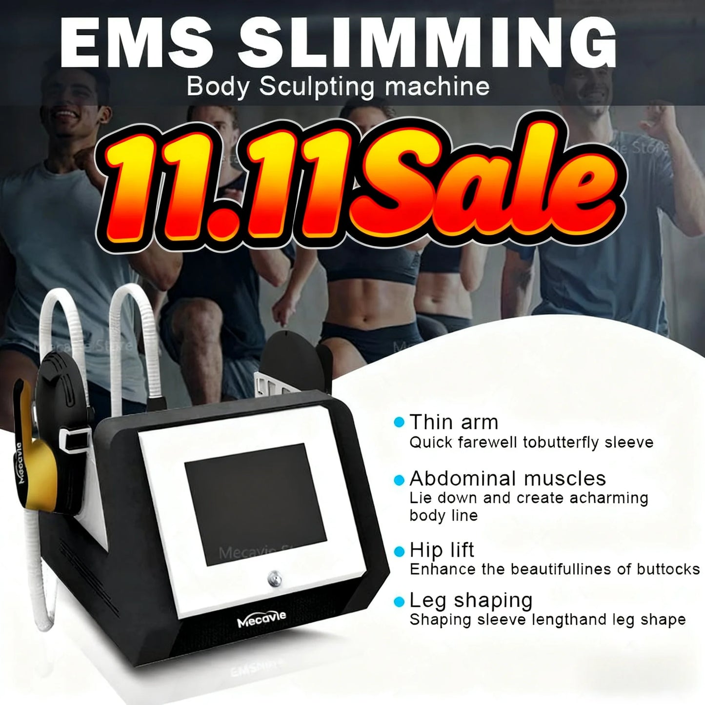 Emsnova 2 In 1 Multifunctional Muscle Builder Slimming Trainer ContouringSystemPro