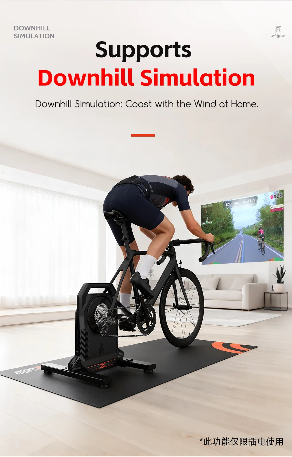ThinkRider XXPRO Direct Drive Smart Bike Trainer 2500W Indoor