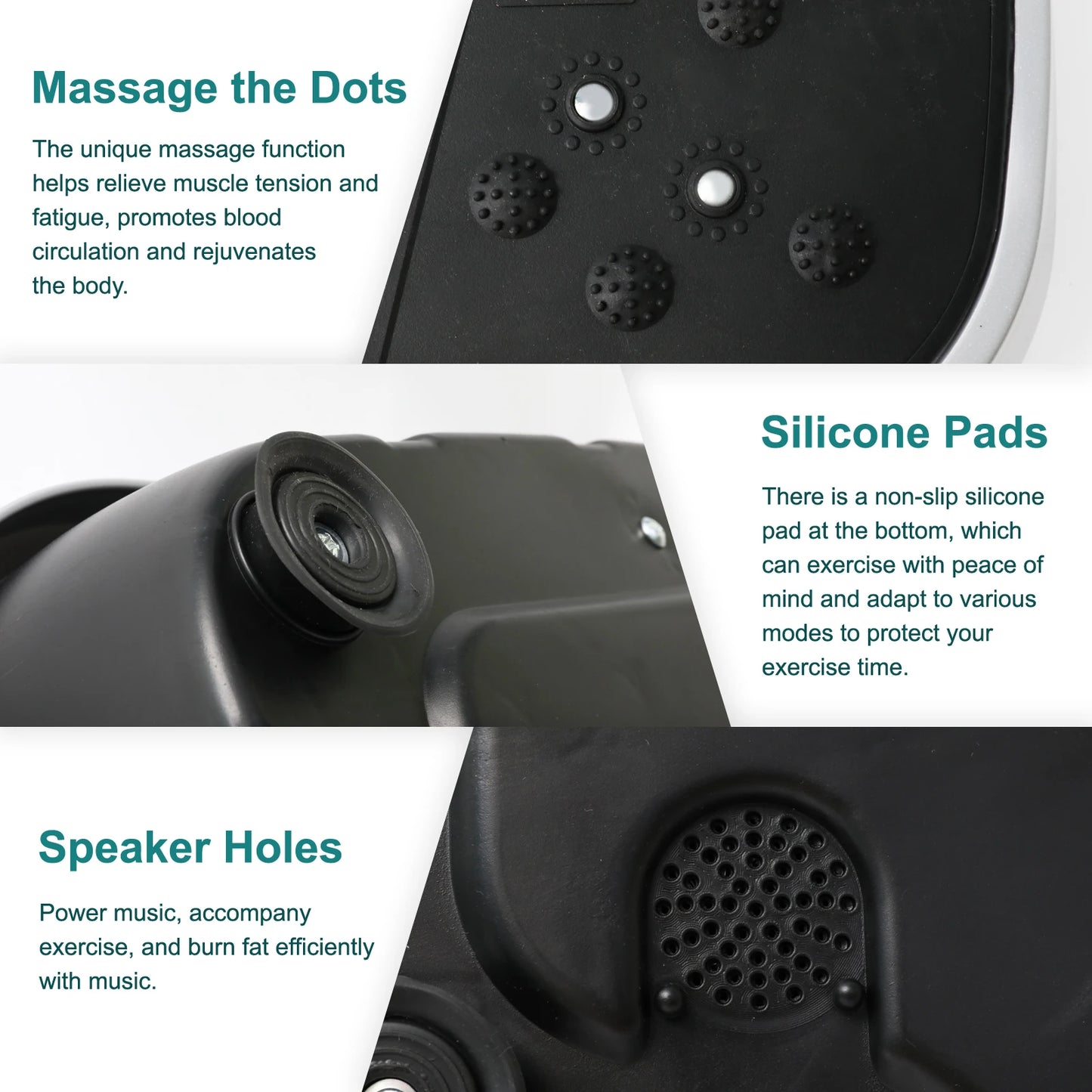 H Vibration Plate Exercise Machine For High-Intensity Fat-Burning Home-Use Workout