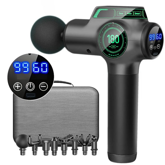 Powerful Muscle Massage Gun 99 Speed Levels 8 Attachments