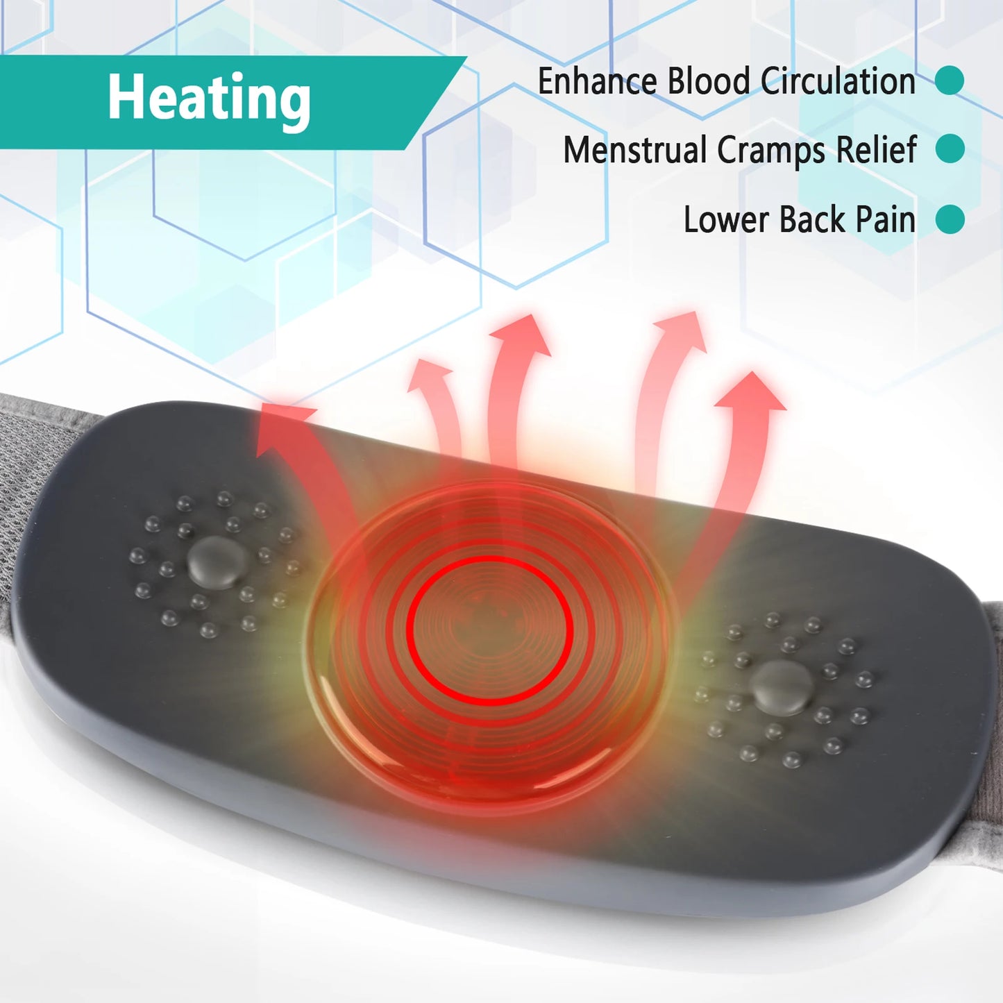 Wireless Slimming Belt Abdominal Massager With Heating And Vibration