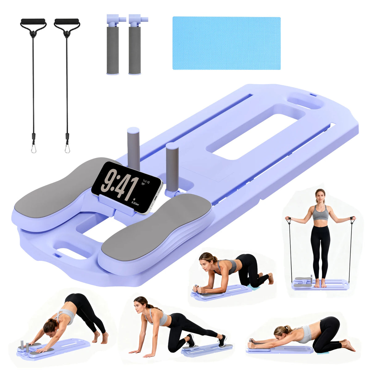 Foldable Pilates Ab Board Multifunctional Core Strength Trainer