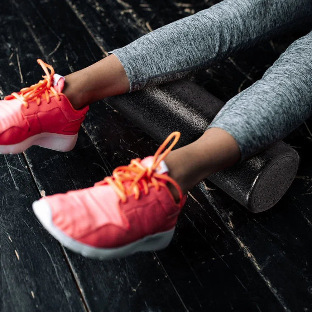 HighDensityPremium Foam Roller Ergonomic Massage Roller For Therapeutic Deep Yoga