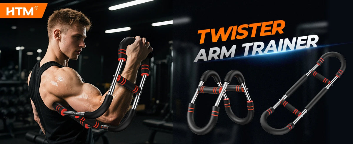 U Shape Arm Trainer Power Twister Bar For Strength Training