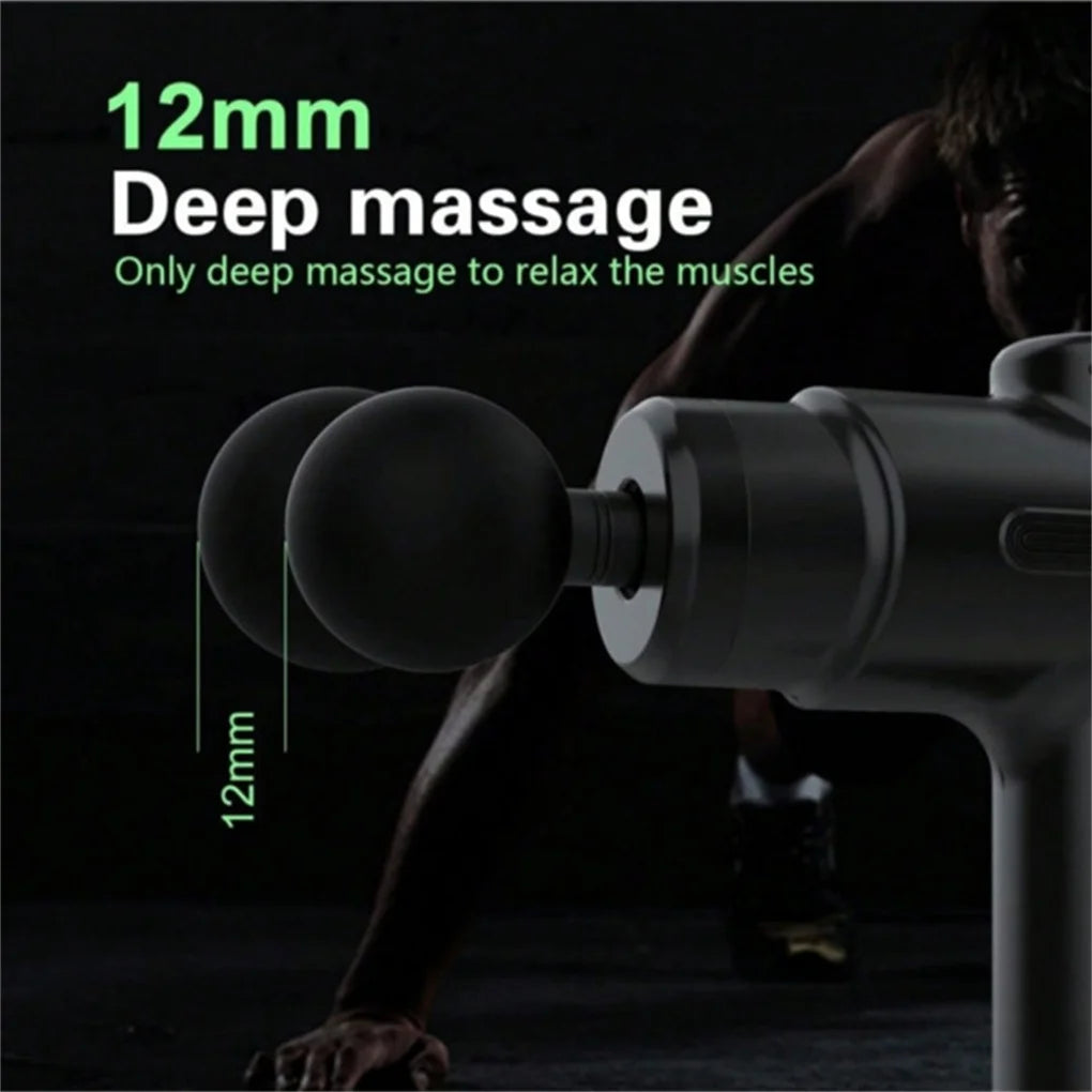 Athletes Deep Tissue Percussion Massage Gun With Eight-Head Attachments Recovery-Ready