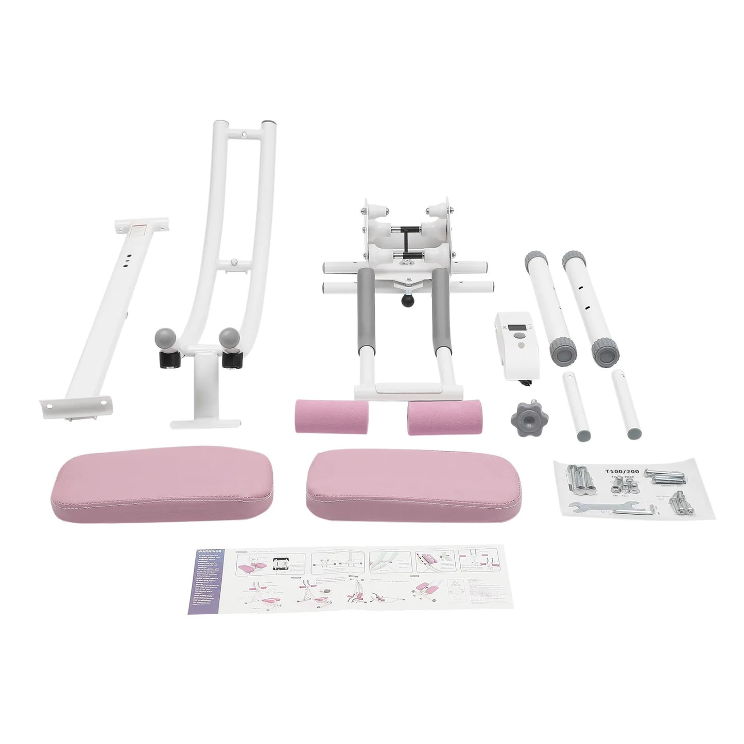 Ab Trainer Abdominal Workout Machine Carbon Steel 150kg Load