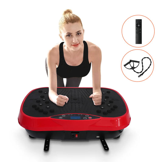 H Vibration Plate Exercise Machine For High-Intensity Fat-Burning Home-Use Workout