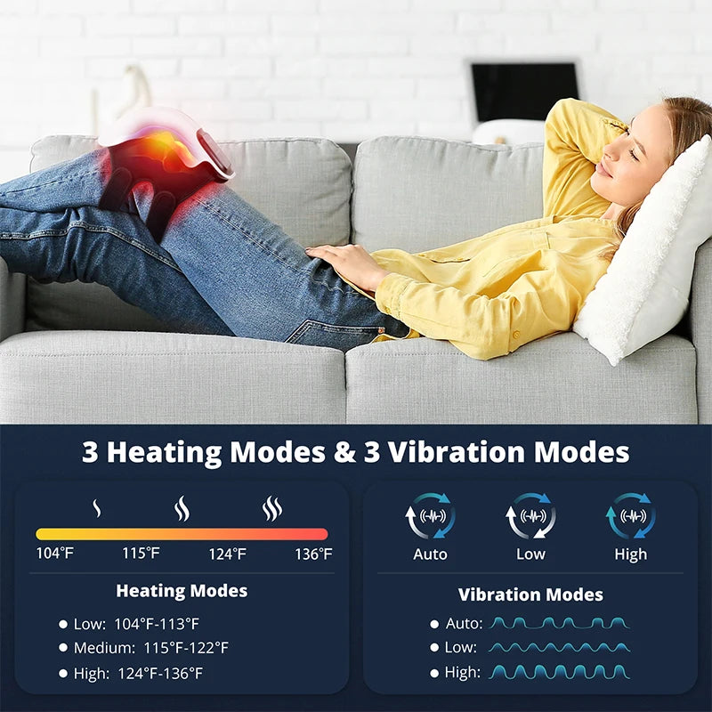 Medcursor Electric Heating Knee Pad Wireless Massager With Vibration