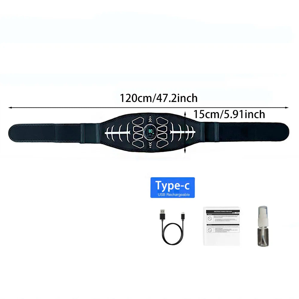 Brangdy Abdominal Toning Belt EMS Muscle Stimulator