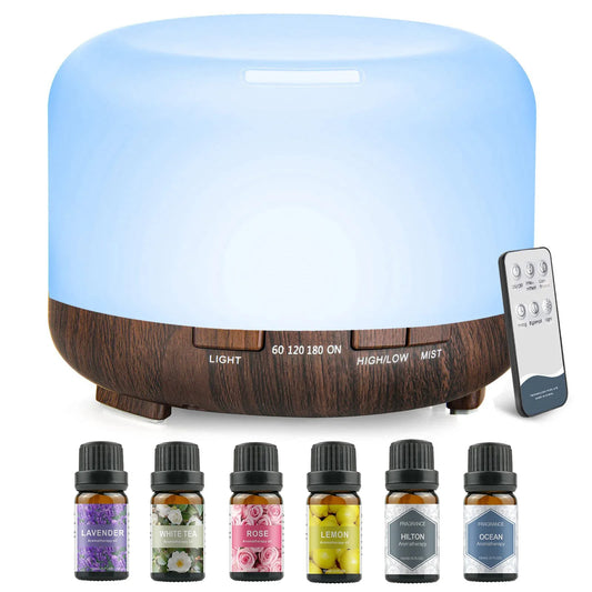 Aroma Diffuser 500ML With Remote Control Humidifier