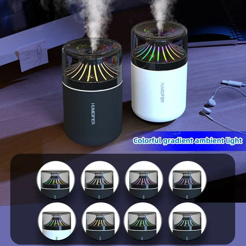 Gradual Change Atmosphere Light Vehicle Humidifier Mist for Fresh Air