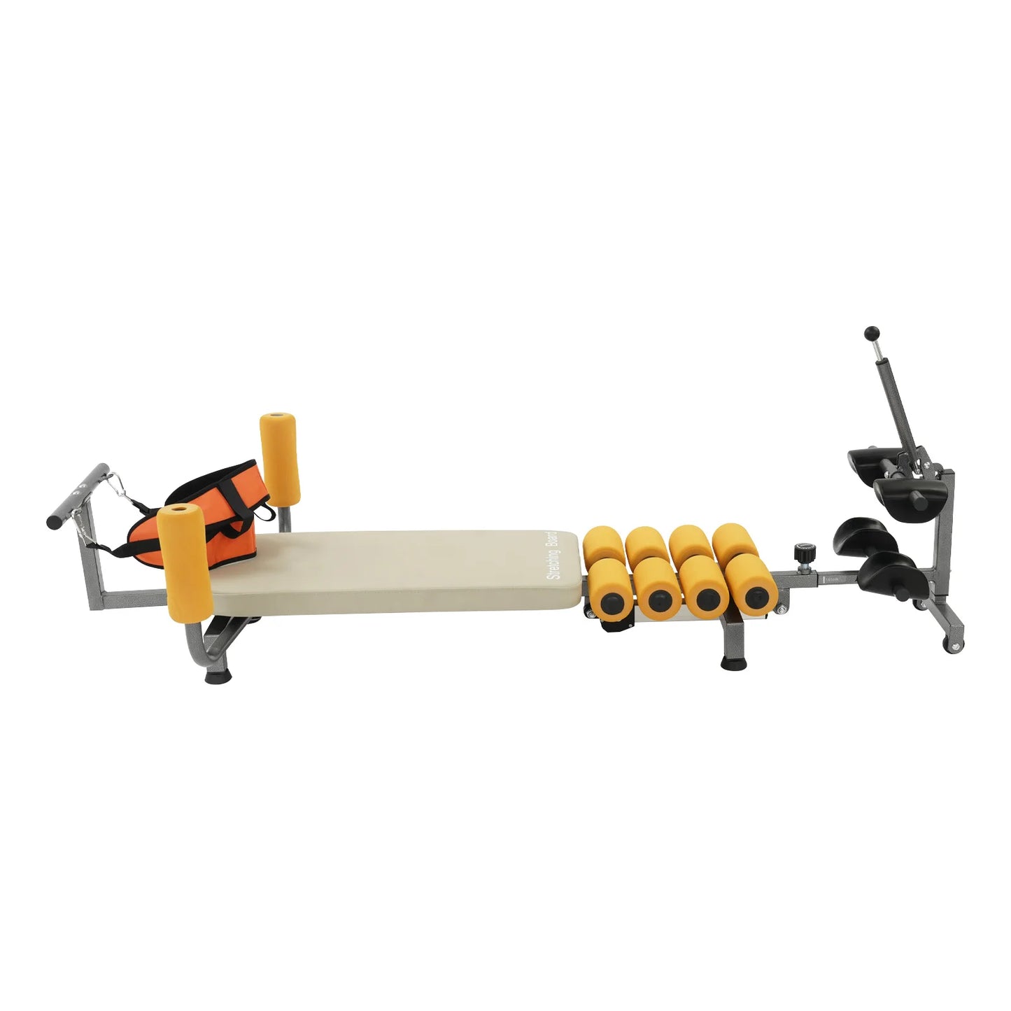 Electric Stretching Bench With Adjustable Back And Neck Relief