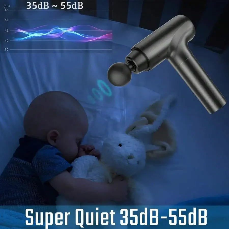 Muscle Massage Gun Deep Tissue Back Massager 20 Speeds