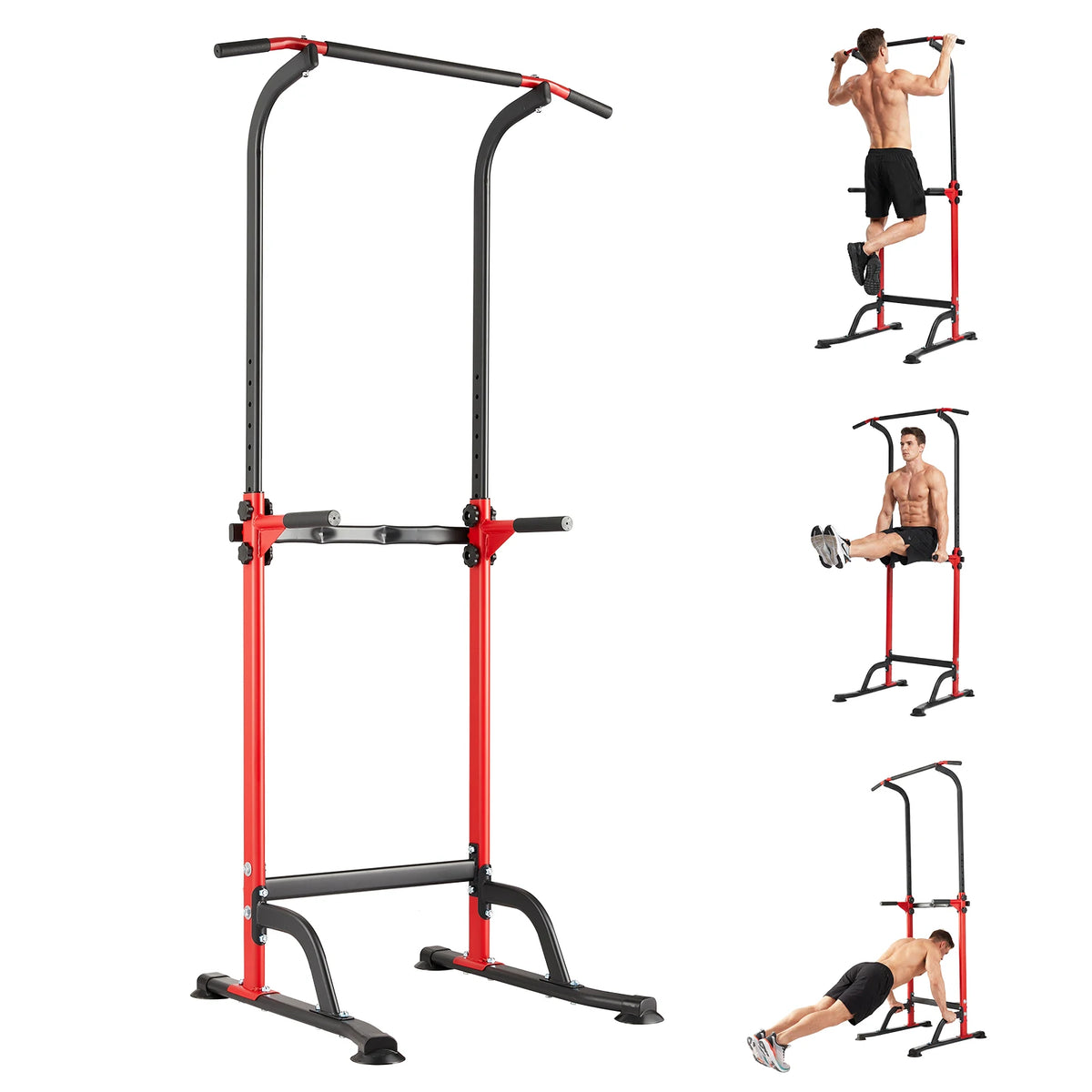 Multifunction Power Tower Pull Up Dip Station For Home Gym