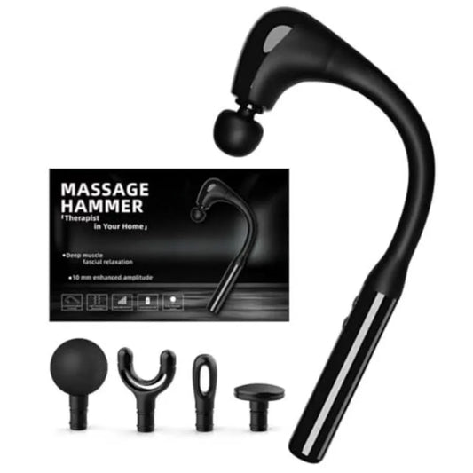 Deep Tissue Massage Gun With Extended Handle UltraPortablePercussionMassagerProElite
