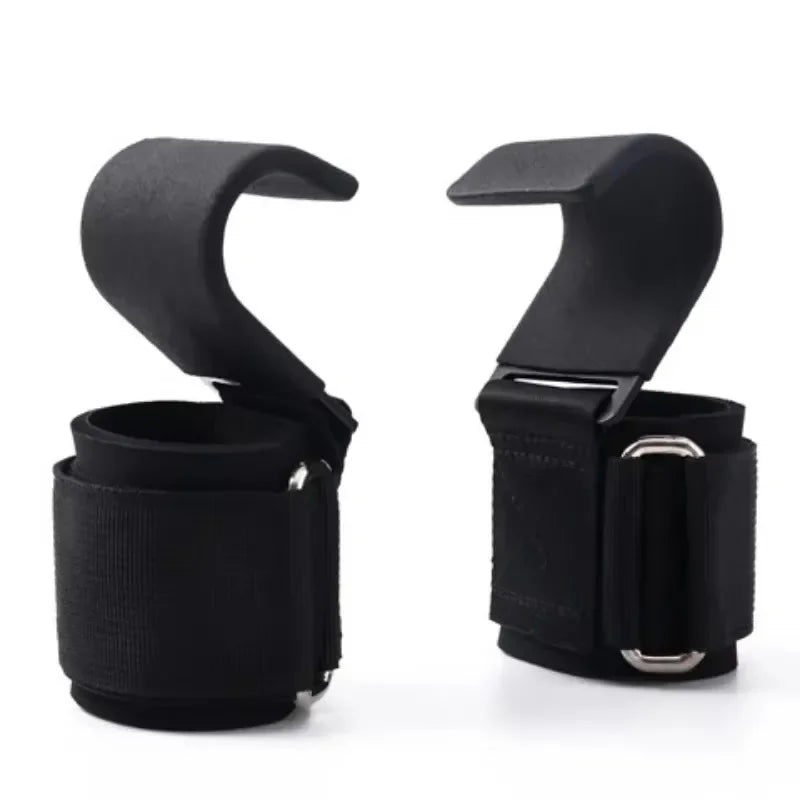 MIHJUSFDH Non-Slip Weight Lifting Hooks Pair For Deadlift And Pull-Ups