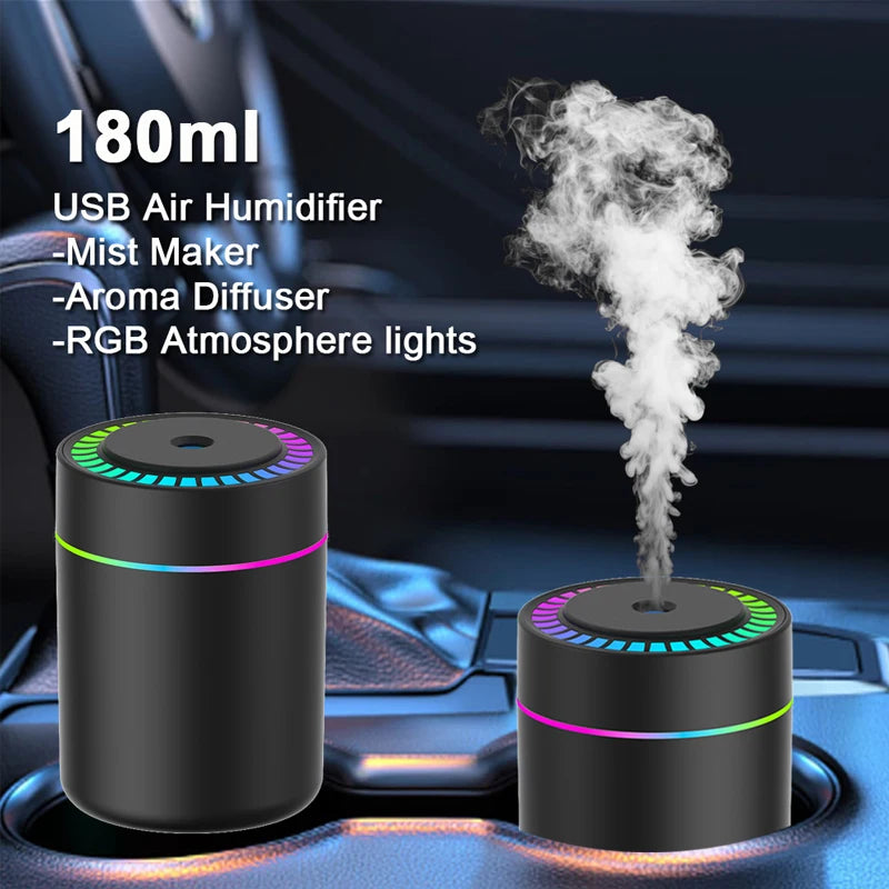 Mini USB Electric Air Humidifier Aroma Diffuser Car And Home