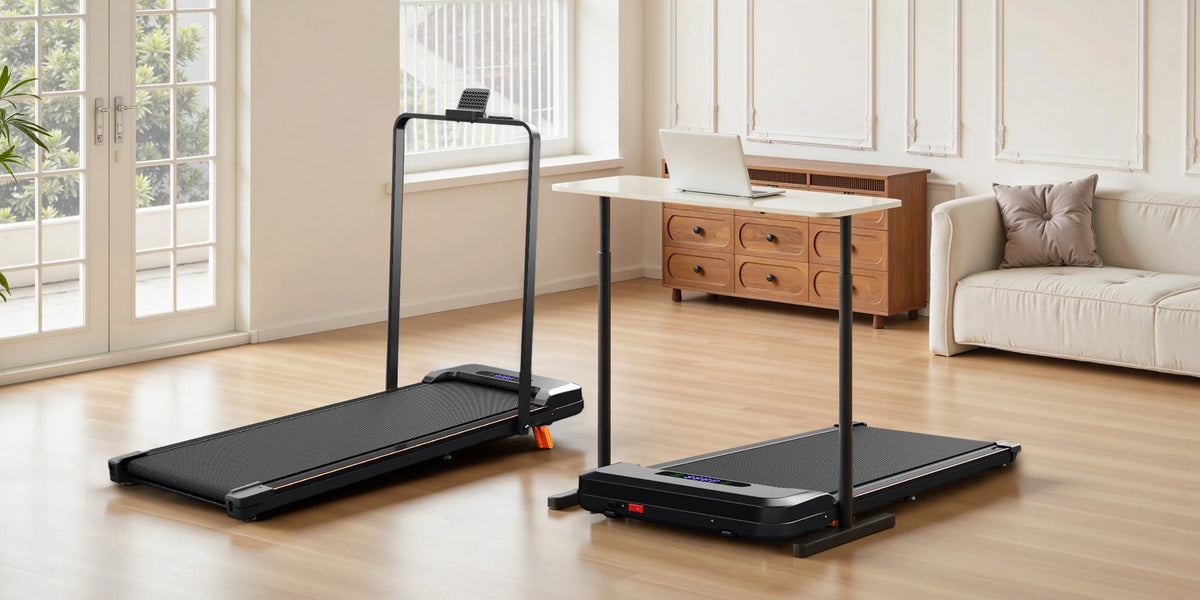AIRHOT Folding Incline Treadmill With Handrail And LED Display