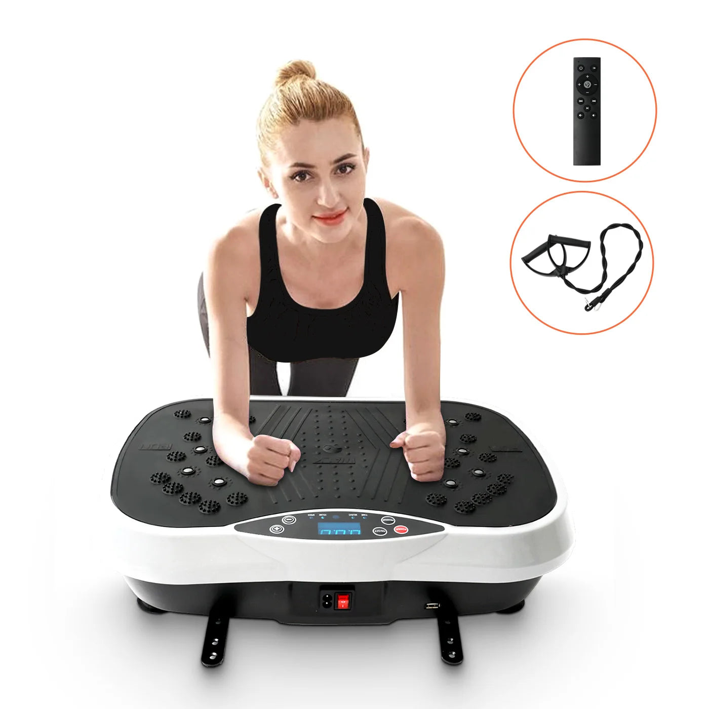H Vibration Plate Exercise Machine HighIntensity FatBurning Comprehensive Body Workout