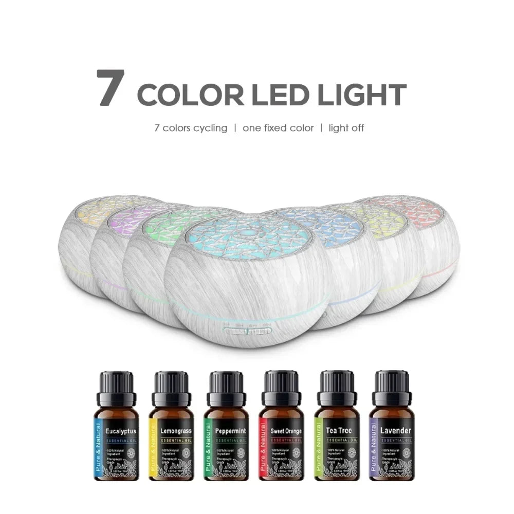 LISM PremiumPlus Aromatherapy Humidifier Diffuser With Six Therapeutic Oils Remote