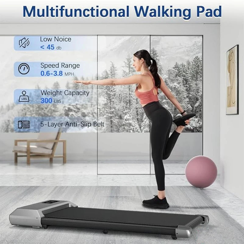 Superun 2.5 HP Home Treadmill 2in1 Walking Running