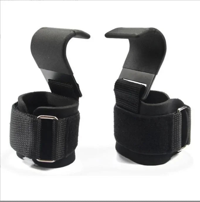 MIHJUSFDH Non-Slip Weight Lifting Hooks Pair For Deadlift And Pull-Ups