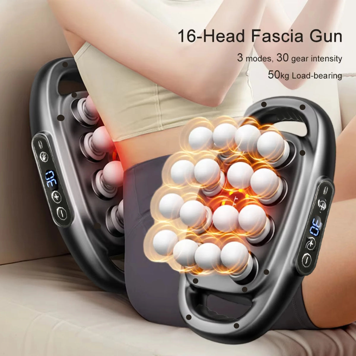 FODRK Deep Tissue Massage Gun for Muscle Recovery and Relaxation