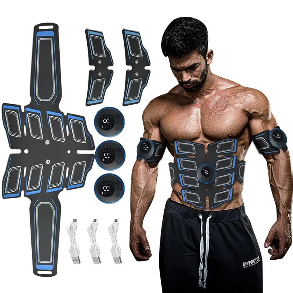 OREADEX USB Rechargeable Abdominal Muscle Trainer Belt