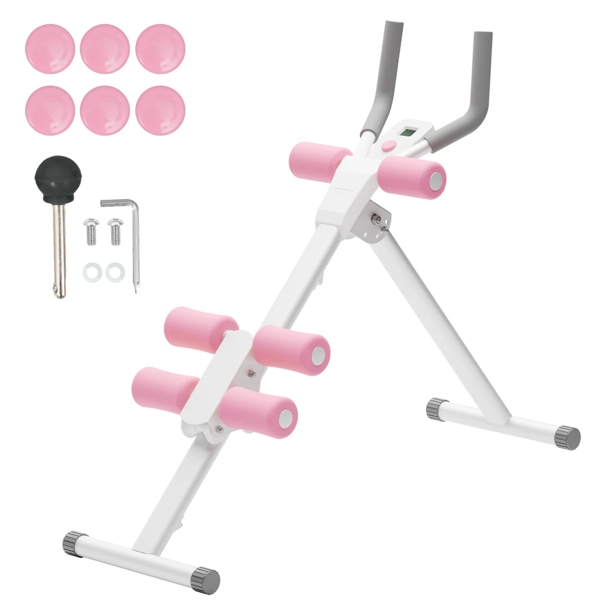 Foldable Abdominal Trainer Machine for Core Workout and Waist Toning