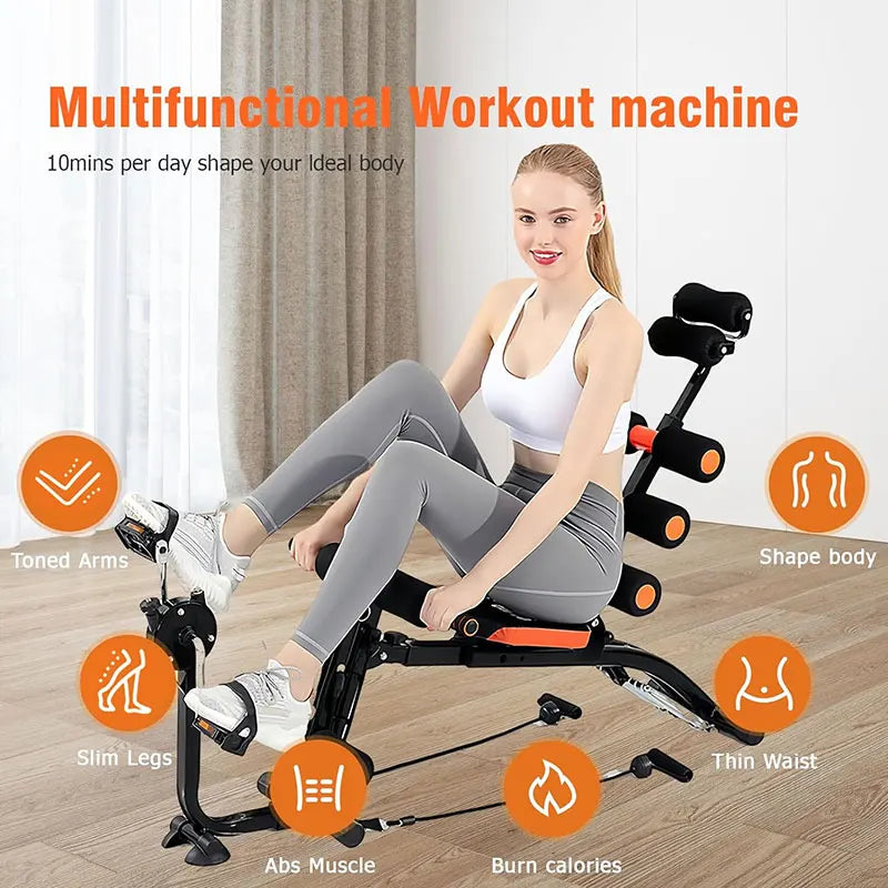 KBQ Foldable Abdominal Exercise Bench Situps Core Trainer