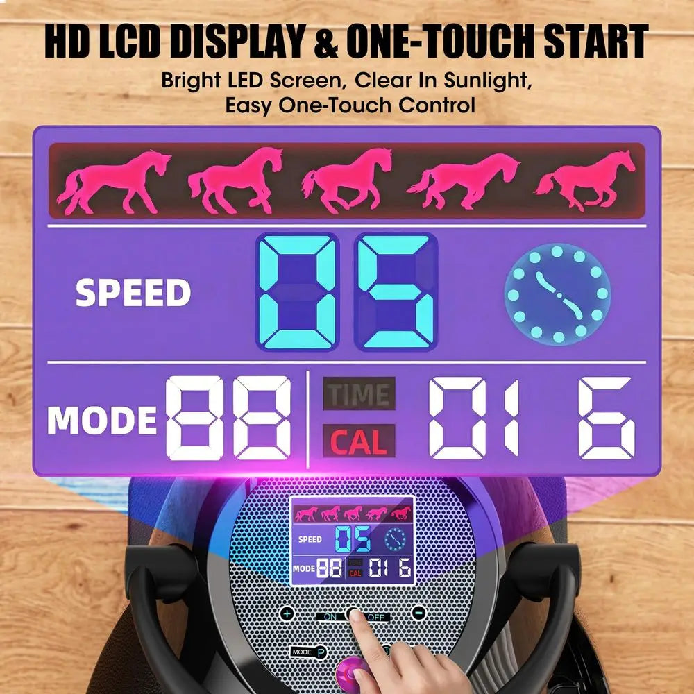 YTYIN 3D Riding Machine Electric Simulator 20Speed With Touch Display