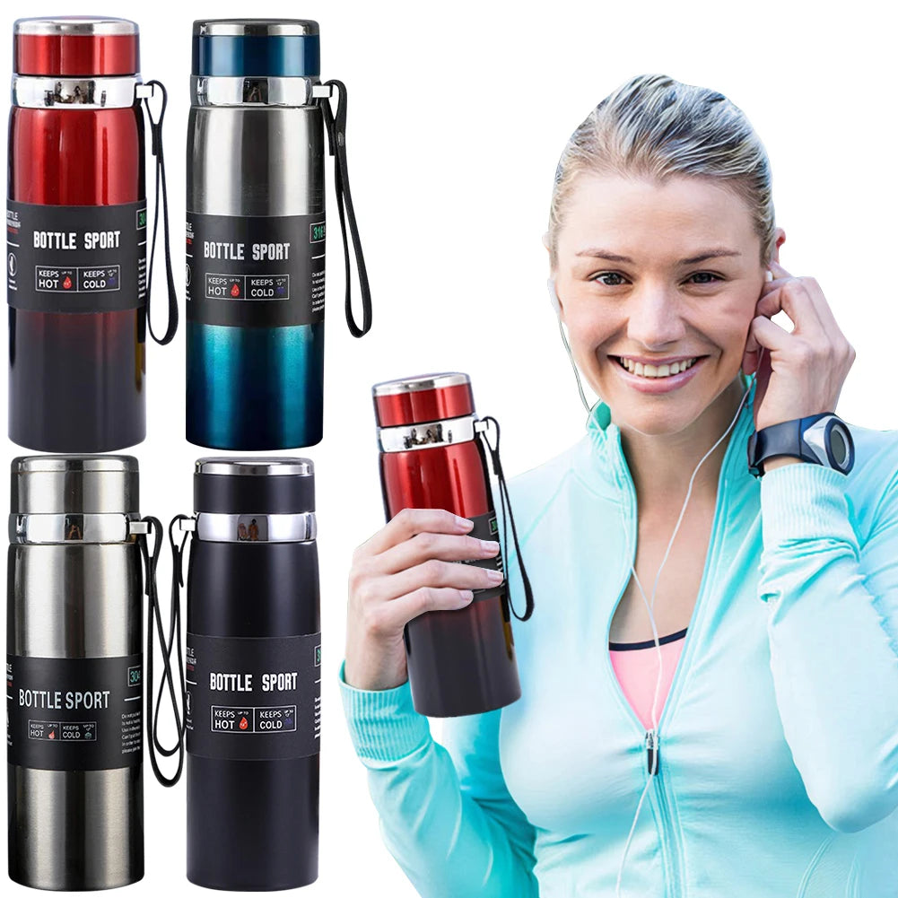 Alloet Insulated Stainless Steel Vacuum Bottle for Travel