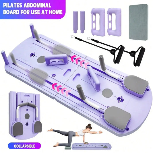 Foldable Pilates Reformer Board Eight In One Home Workout Equipment