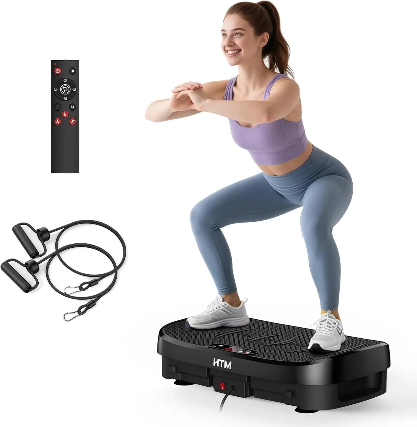 HTM Vibration Plate Whole Body Fitness Platform For Home Use