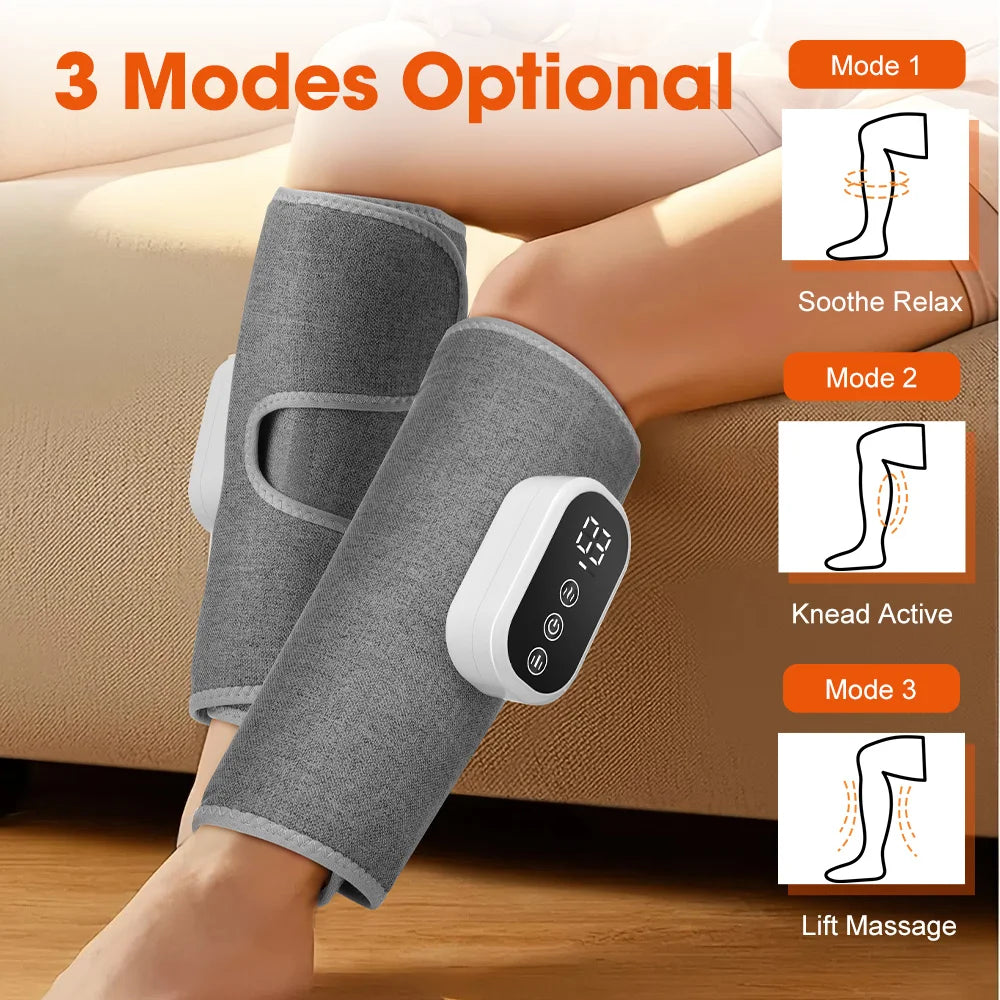 PASTSKY 360 Degree Wireless CalfAndLowerLeg Massager With ThreeMode Air Pressure