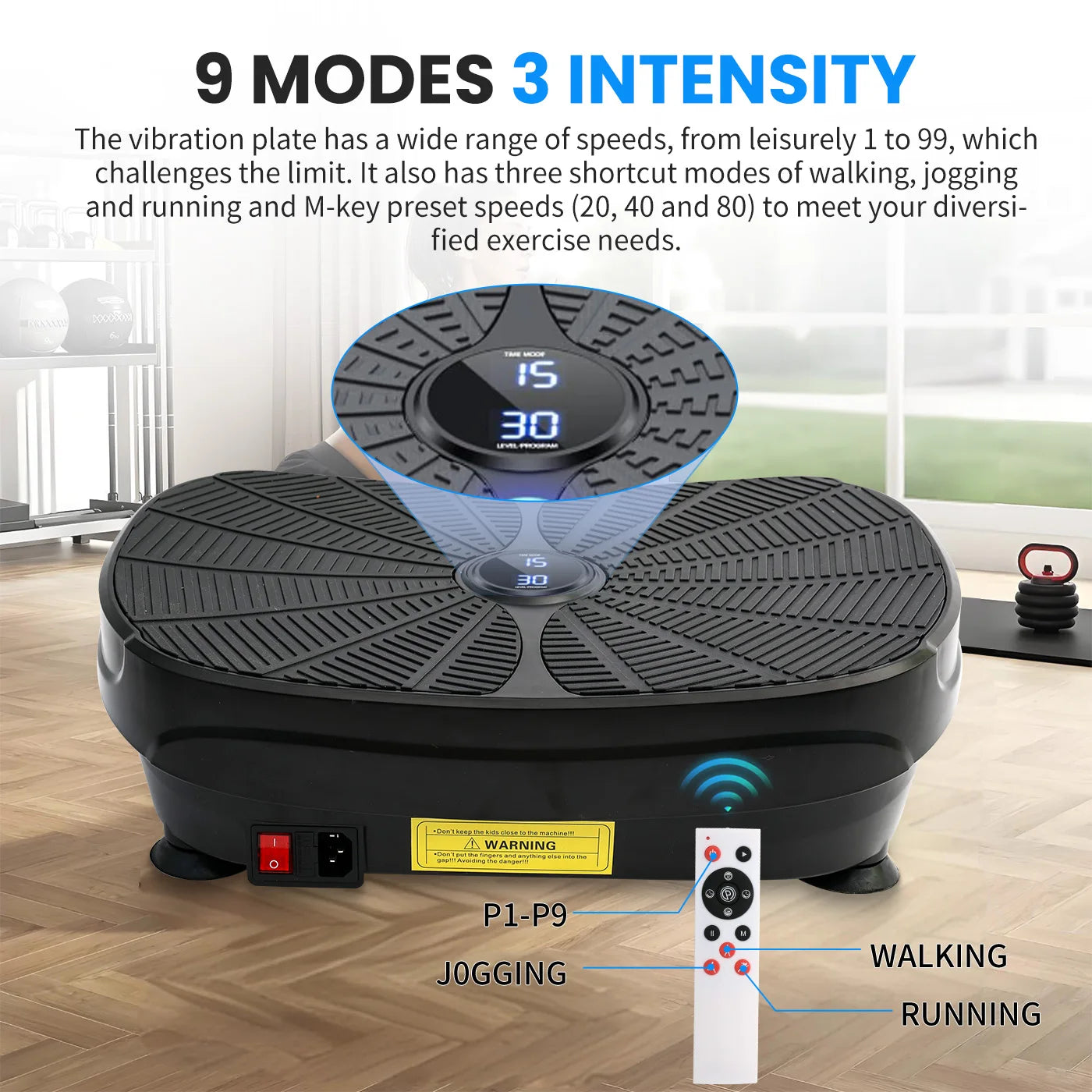 Vibration Plate Exercise Machine For Whole Body Workout Platform UltraPremiumProfessionalGrade