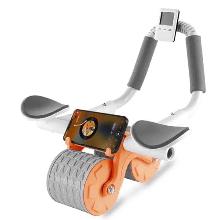 Automatic Rebound Ab Roller Wheel With Knee Mat And Support