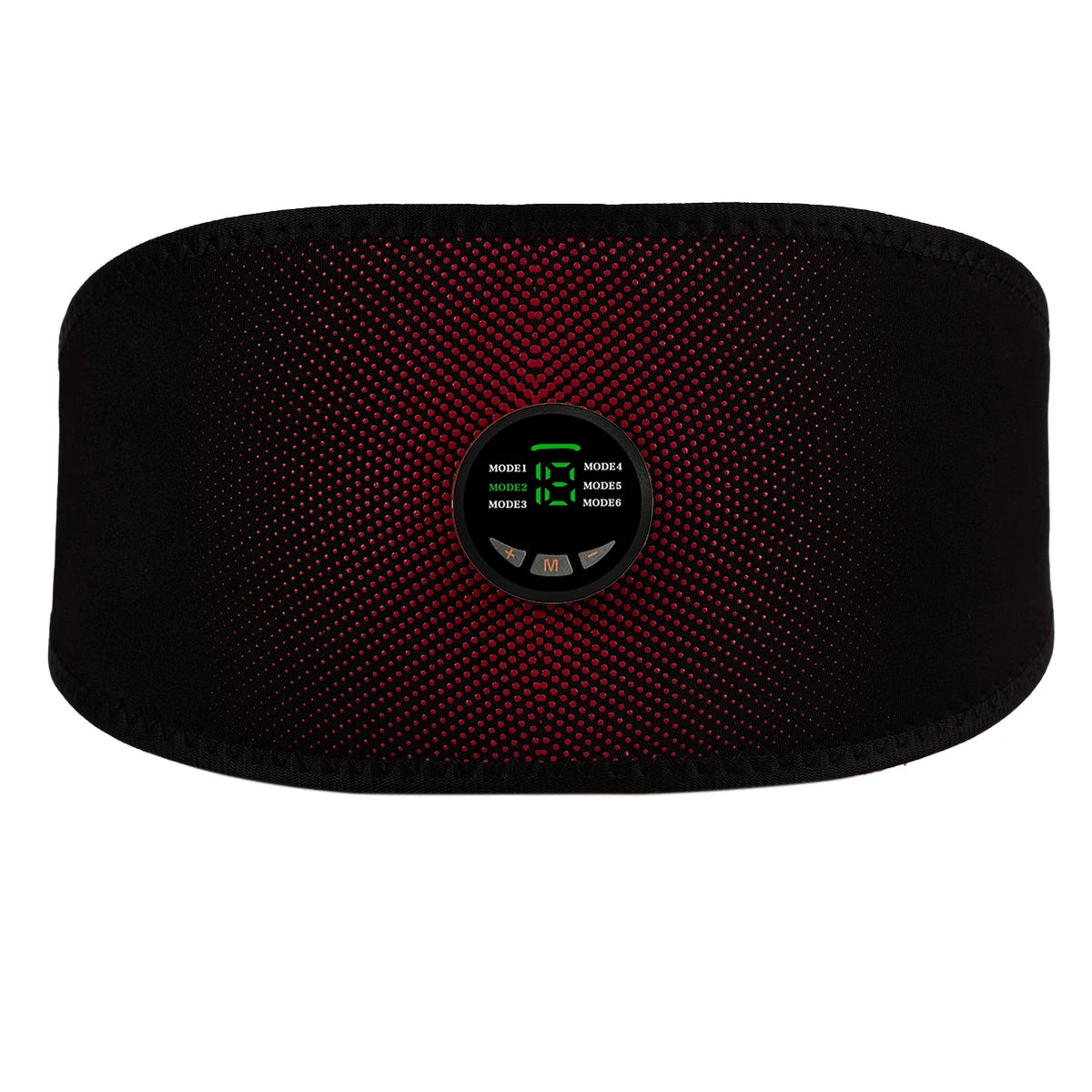 EMS Abdominal Muscle Stimulator Fitness Belt with 6 Modes And 18 Intensities USB Rechargeable EMS Muscle Massager Home Use Abdominal Trainer