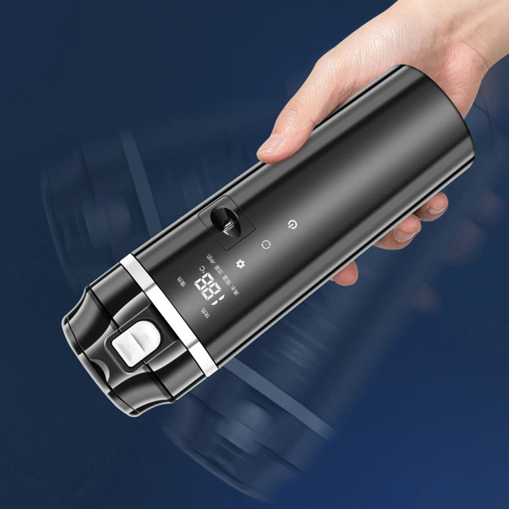 APWIKOGER 12V Car Heated Smart Mug With LCD Display