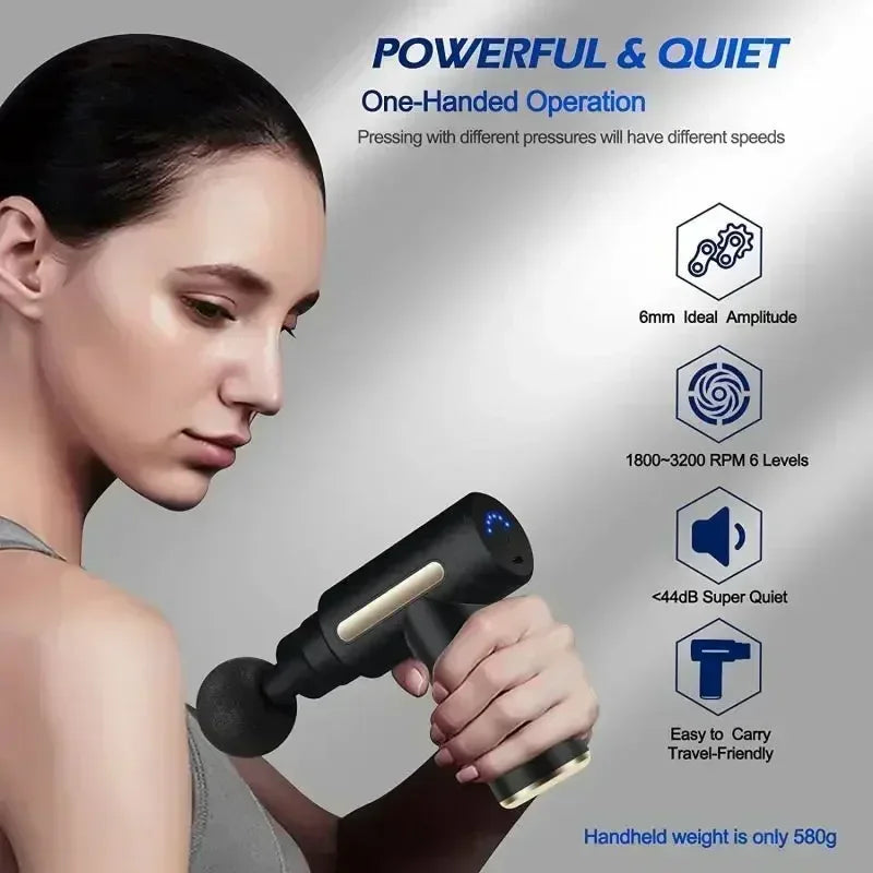 DIAMRI Mini USB Massage Gun For Neck And Back Relief