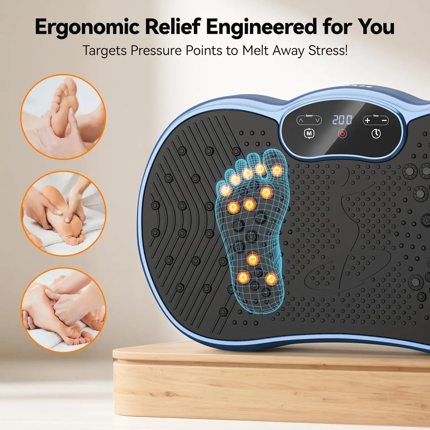 Vibration Plate Exercise Machine Whole Body Workout