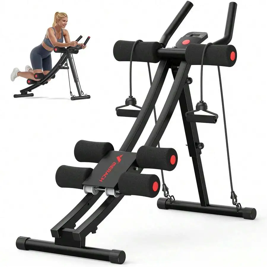 Ergonomic Adjustable Ab Trainer Machine For Home Gym Full Body Workout