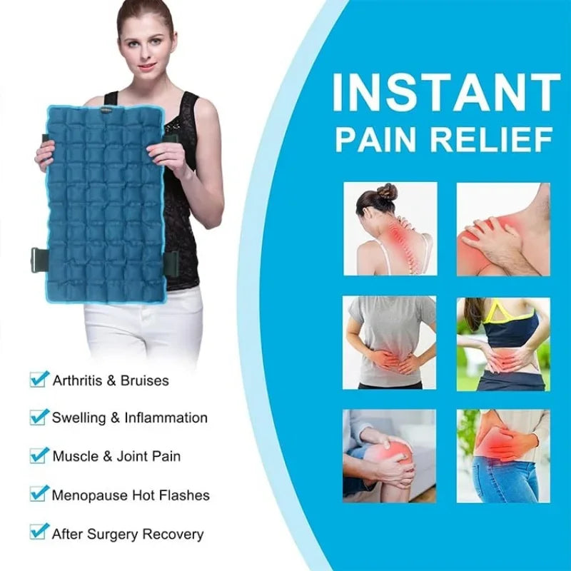 YOSYO SelfAbsorbing WaterIce KneeBracePadSupport Therapeutic HotColdTherapy ReliefWrap