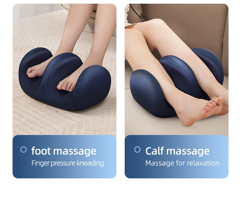 Leercon Extra Big Electric Foot Massager Hot Compress Shiatsu Kneading Leg Roller Kneading Calf Deep Relieve Fatigue Relaxation Muscle