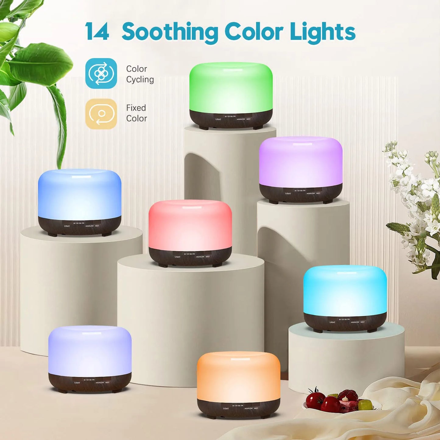 ARPSTAR Aroma Diffuser With Oils And Remote Control