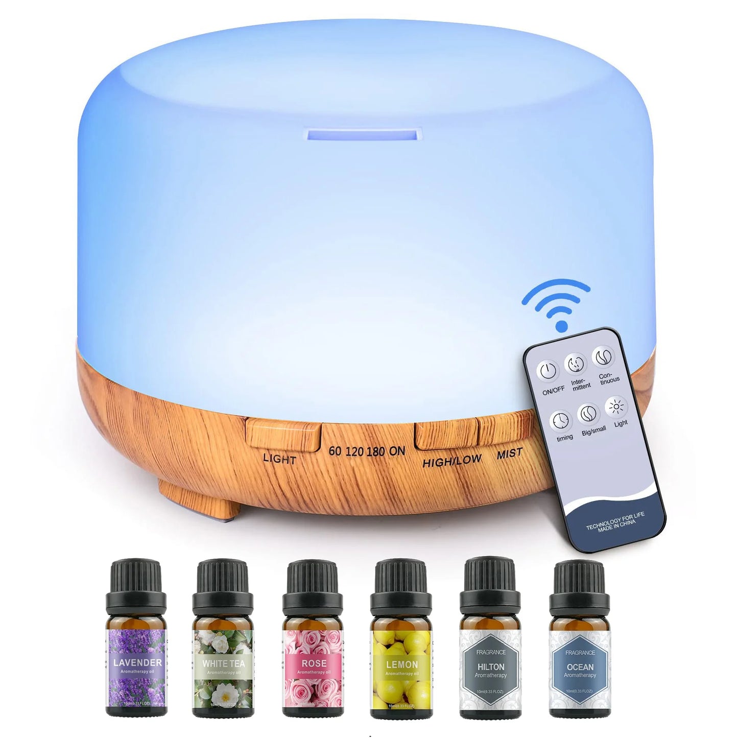 ARPSTAR Aroma Diffuser With Oils And Remote Control